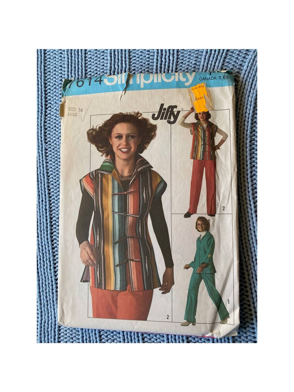 Simplicity 7614 tunic top pants pattern